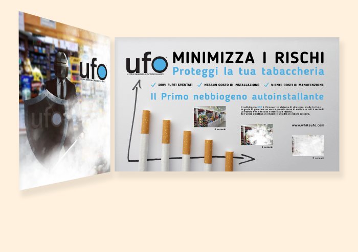 Pannello fieristico UFO per il settore gioielleria